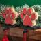 Glitzhome® Paw Print Christmas Stocking Holder Set
